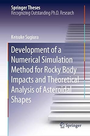 development of a numerical simulation method for rocky body impacts and theoretical analysis of asteroidal