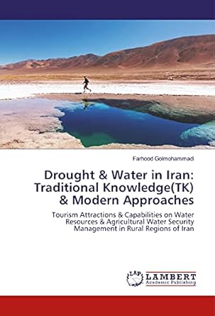 drought and water in iran traditional knowledge and modern approaches tourism attractions and capabilities on