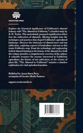 the almond in california 1st edition r h taylor 1023487888, 978-1023487887