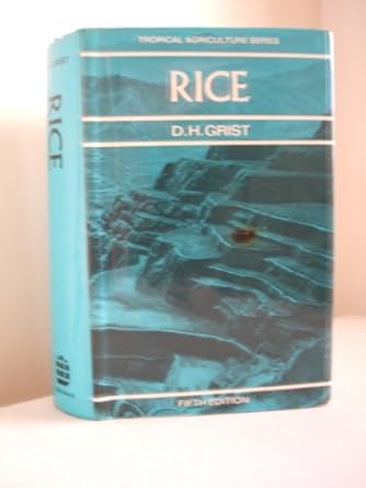 rice 1st edition d h grist 0582466652, 978-0582466654
