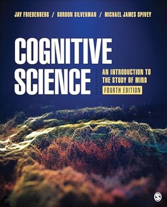 cognitive science an introduction to the study of mind 1st edition jay d friedenberg ,gordon w silverman