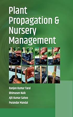 plant propagation and nursery management 1st edition tarai ranjan kumar 9389907241, 978-9389907247