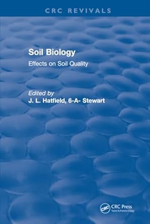 soil biology 1st edition j l hatfield 1315897598, 978-1315897592