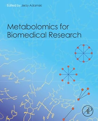 metabolomics for biomedical research 1st edition jerzy adamski phd 0128127848, 978-0128127841
