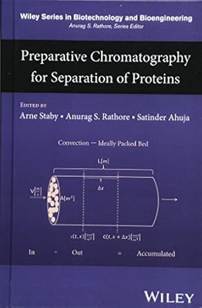 preparative chromatography for separation of proteins 1st edition arne staby ,anurag s rathore ,satinder