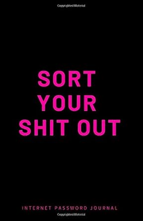 internet password journal sort your shit out small address passwords organizer logbook with alphabetical tabs