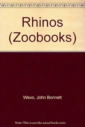 rhinos 1st edition john bonnett wexo 0886823331, 978-0886823337