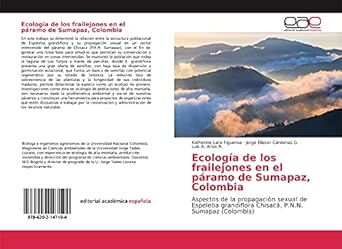 ecologia de los frailejones en el paramo de sumapaz colombia aspectos de la propagacion sexual de espeletia