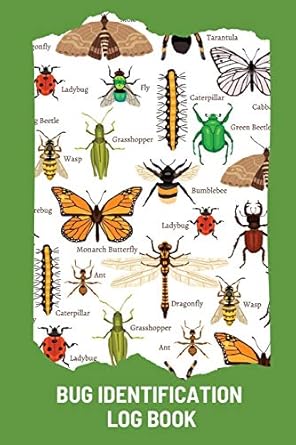 bug identification log book for kids bug activity journal insect hunting book insect collecting journal
