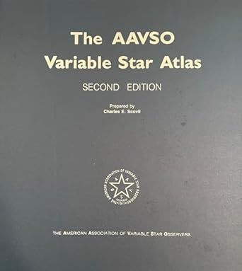 aavso variable star atlas 1st edition charles e scovil 1878174002, 978-1878174000
