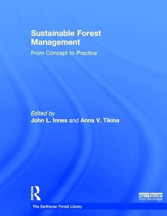 sustainable forest management from concept to practice 1st edition john l innes ,anna v tikina 1844077233,