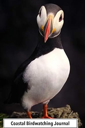 coastal birdwatching journal puffin a beautiful log book for the avid coastal birdwatcher or ornithologist