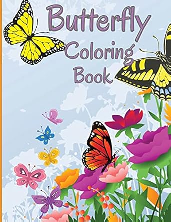 butterfly coloring book relaxing and stress relieving coloring book featuring beautiful butterflies 1st