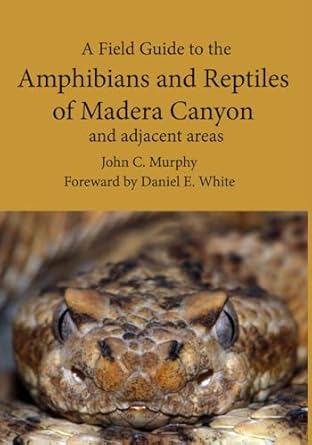 a field guide to the amphibians and reptiles of madera canyon and adjacent areas 1st edition mr john c murphy