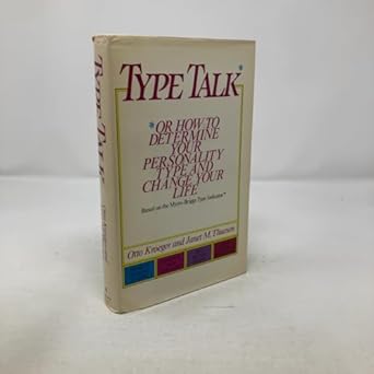 type talk 1st edition otto kroeger 0385296487, 978-0385296489