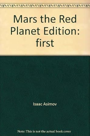 mars the red planet 1st edition isaac asimov 0688418120, 978-0688418120