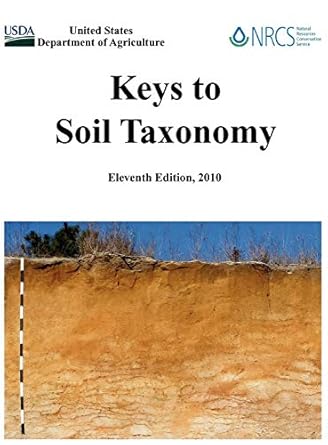 keys to soil taxonomy 1st edition u s department of agriculture ,natural resources conservation service ,soil