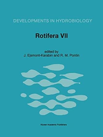 rotifera vii proceedings of the seventh rofifer symposium held in miko ajki poland 6 11 june 1994 1st edition