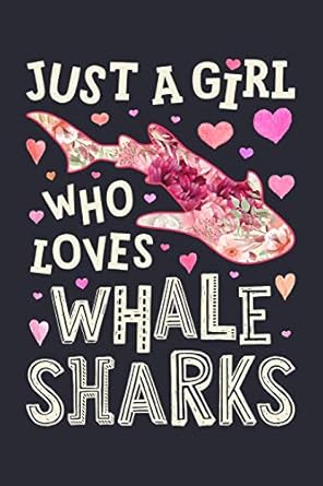 just a girl who loves whale sharks whale shark lined notebook journal organizer diary composition notebook