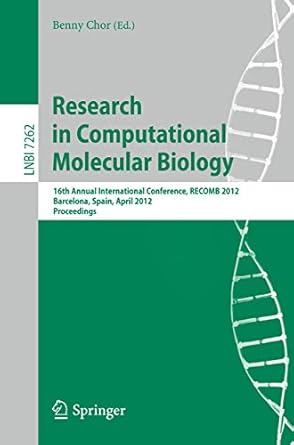 research in computational molecular biology 16th annual international conference recomb 2012 barcelona spain