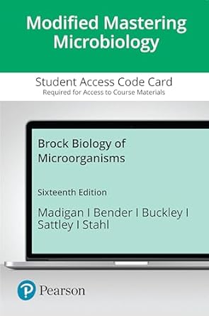 brock biology of microorganisms modified mastering microbiology with pearson etext access code 1st edition