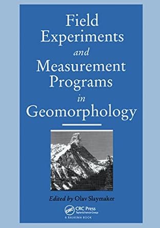 field experiment and measurement progra 1st edition olav slaymaker 9061919967, 978-9061919964