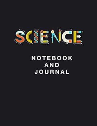 science notebook and journal blank and lined pages science book 1st edition science and math books
