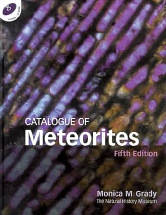 catalogue of meteorites reference book with cd rom 1st edition monica m grady 0521663032, 978-0521663038
