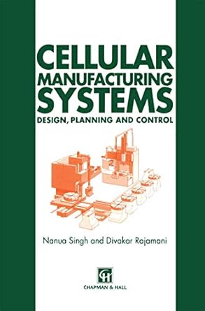 cellular manufacturing systems design planning and control 1st edition n singh ,d rajamani 041255710x,