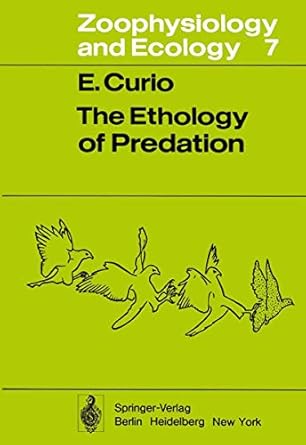 the ethology of predation 1st edition eberhard curio 3540077200, 978-3540077206