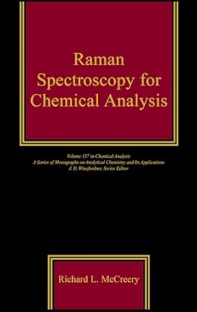 raman spectroscopy for chemical analysis 1st edition richard l mccreery 0471252875, 978-0471252870