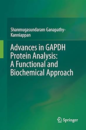 advances in gapdh protein analysis a functional and biochemical approach 1st edition shanmugasundaram