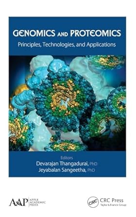 genomics and proteomics principles technologies and applications 1st edition devarajan thangadurai ,jeyabalan