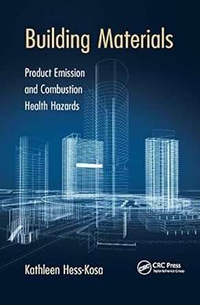 building materials product emission and combustion health hazards 1st edition kathleen hess kosa 036787248x,