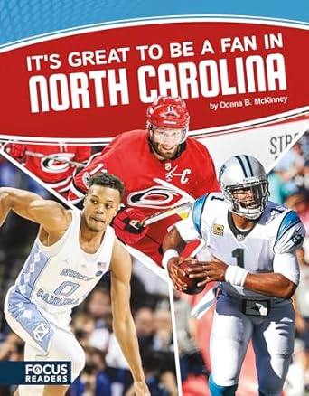 its great to be a fan in north carolina 1st edition donna b mckinney 1635179343, 978-1635179347
