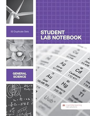 student lab notebook general science 50 duplicate sets 1st edition hayden mcneil 1533969493, 978-1533969491