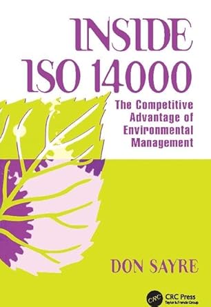 insde iso 14000 the competitive advantage of environmental management 1st edition donald alford sayre