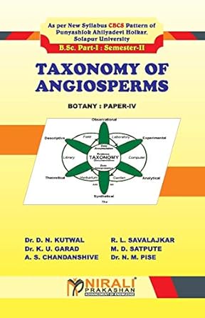 taxonomy of angiosperms 1st edition dr d n kutwal 9389686679, 978-9389686678