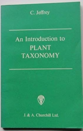 an introduction to plant taxonomy 1st edition charles jeffrey 0700013792, 978-0700013791