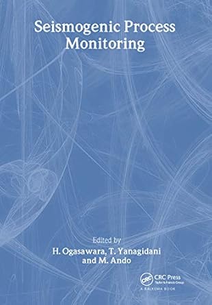 seismogenic process monitoring 1st edition m ando 9058095053, 978-9058095053
