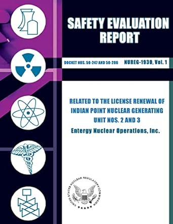 safety evaluation report related to the license renewal of indian point nuclear generating unit nos 2 and 3
