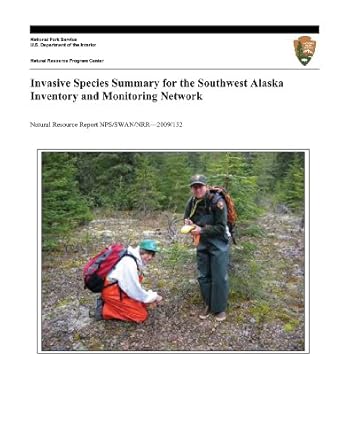 invasive species summary for the southwest alaska inventory and monitoring network 1st edition whitney rapp