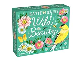 katie daisy 2026 day to day calendar wild beauty 1st edition katie daisy 152489639x, 978-1524896393