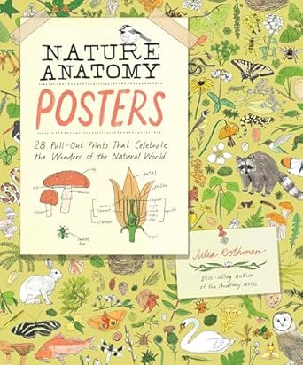 nature anatomy posters 28 pull out prints that celebrate the wonders of the natural world 1st edition julia
