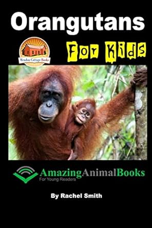 orangutans for kids 1st edition rachel smith ,john davidson ,mendon cottage books 1517559537, 978-1517559533