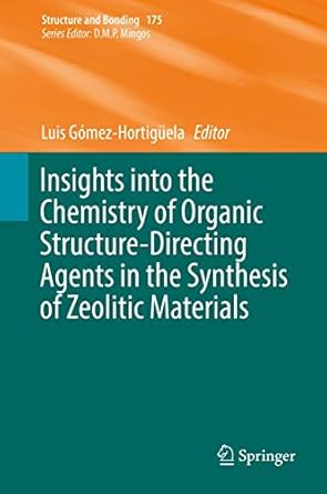insights into the chemistry of organic structure directing agents in the synthesis of zeolitic materials 1st