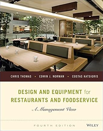 design and equipment for restaurants and foodservice a management view 1st edition chris thomas ,edwin j