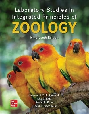 laboratory studies in integrated principles of zoology 1st edition cleveland p hickman, jr ,larry s roberts