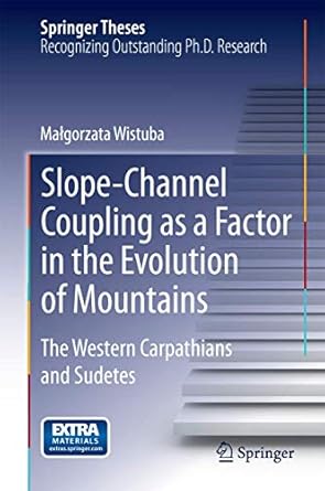 slope channel coupling as a factor in the evolution of mountains the western carpathians and sudetes 1st