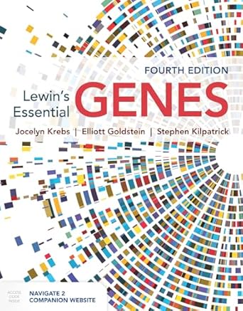 lewins essential genes 1st edition jocelyn e krebs ,elliott s goldstein ,stephen t kilpatrick 1284173135,